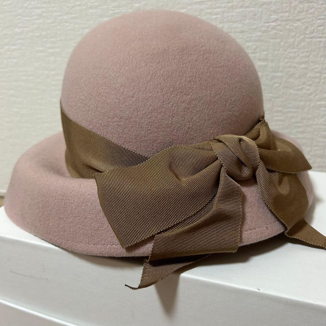 再値下げ‼️ CA4LA MOLLY ウールハット ピンク 定価¥21,450