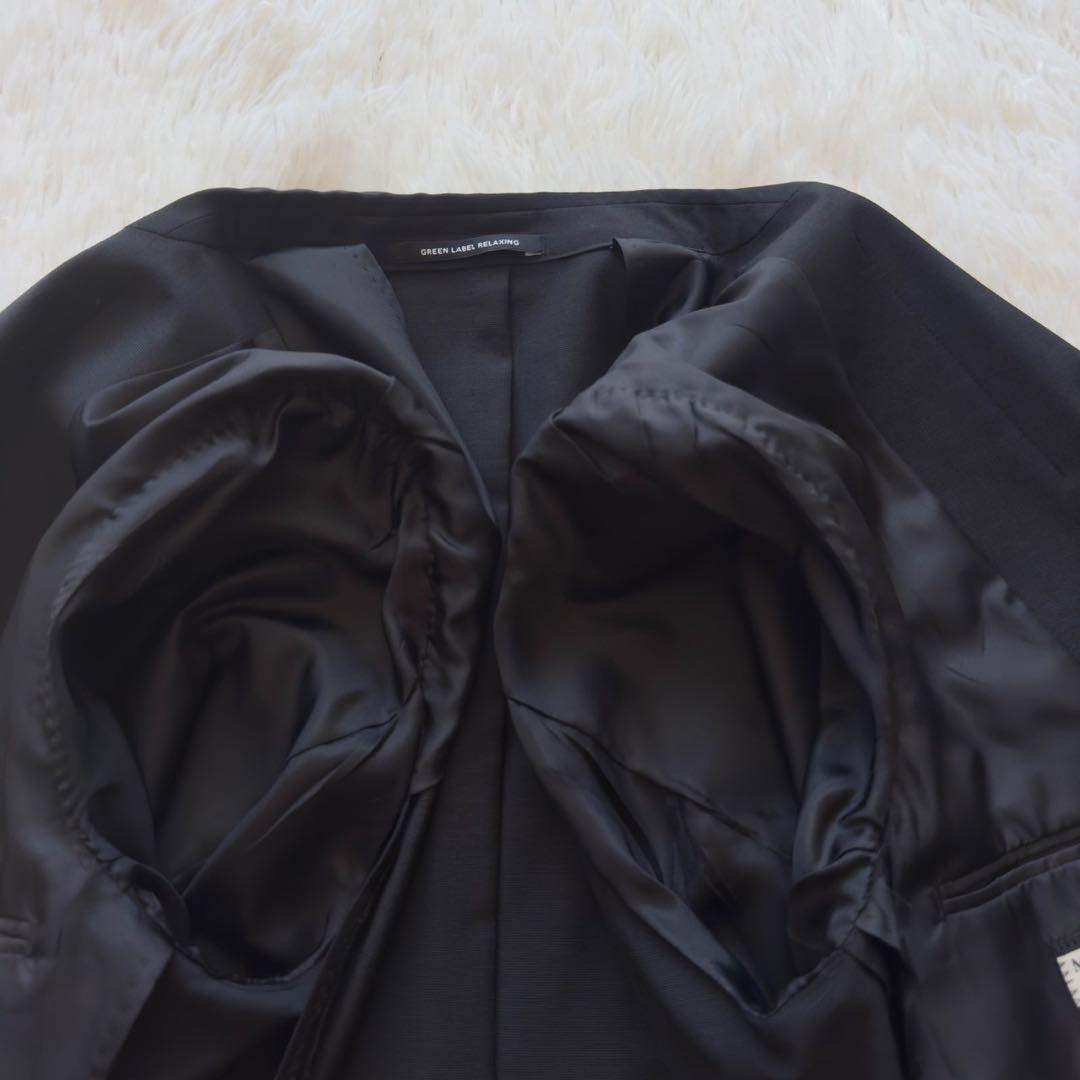 グリーンレーベルリラクシング × MARZOTTO✨セットアップスーツ　黒　46