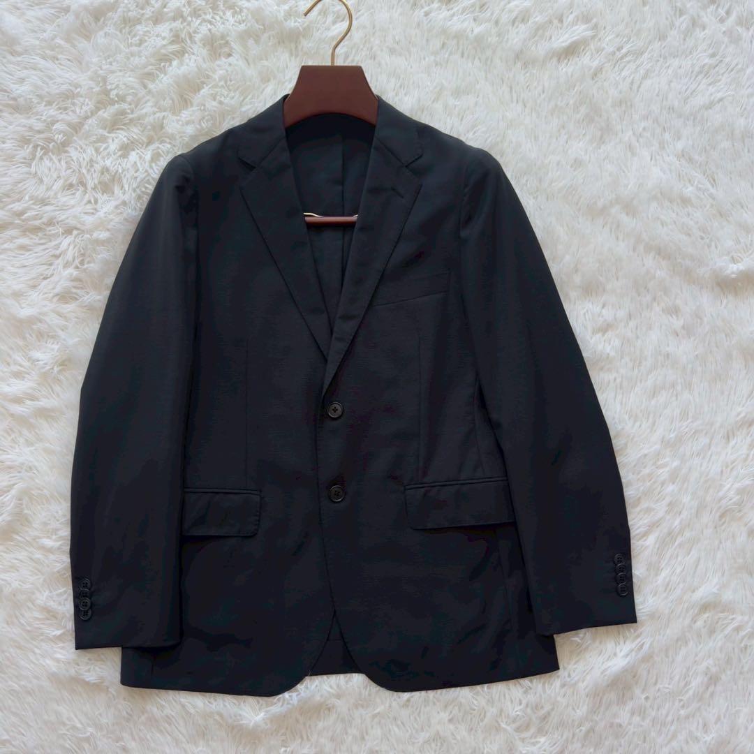 グリーンレーベルリラクシング × MARZOTTO✨セットアップスーツ　黒　46