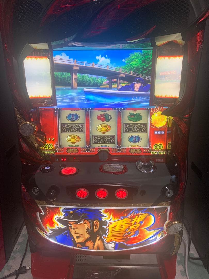 【送料込】パチスロ実機 番長3 不要機付