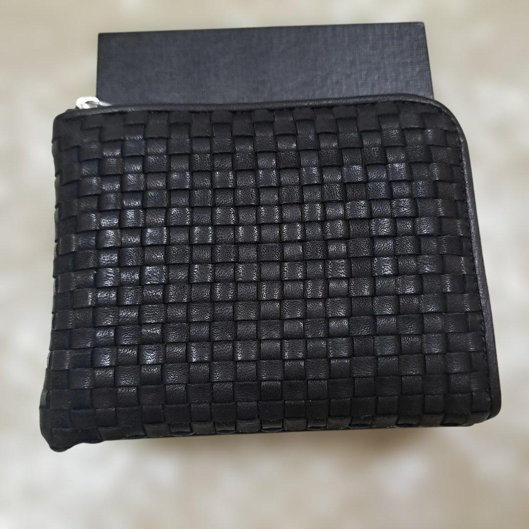 【kawa-kawa(カワカワ)】NO1421 meshL字mini折り財布