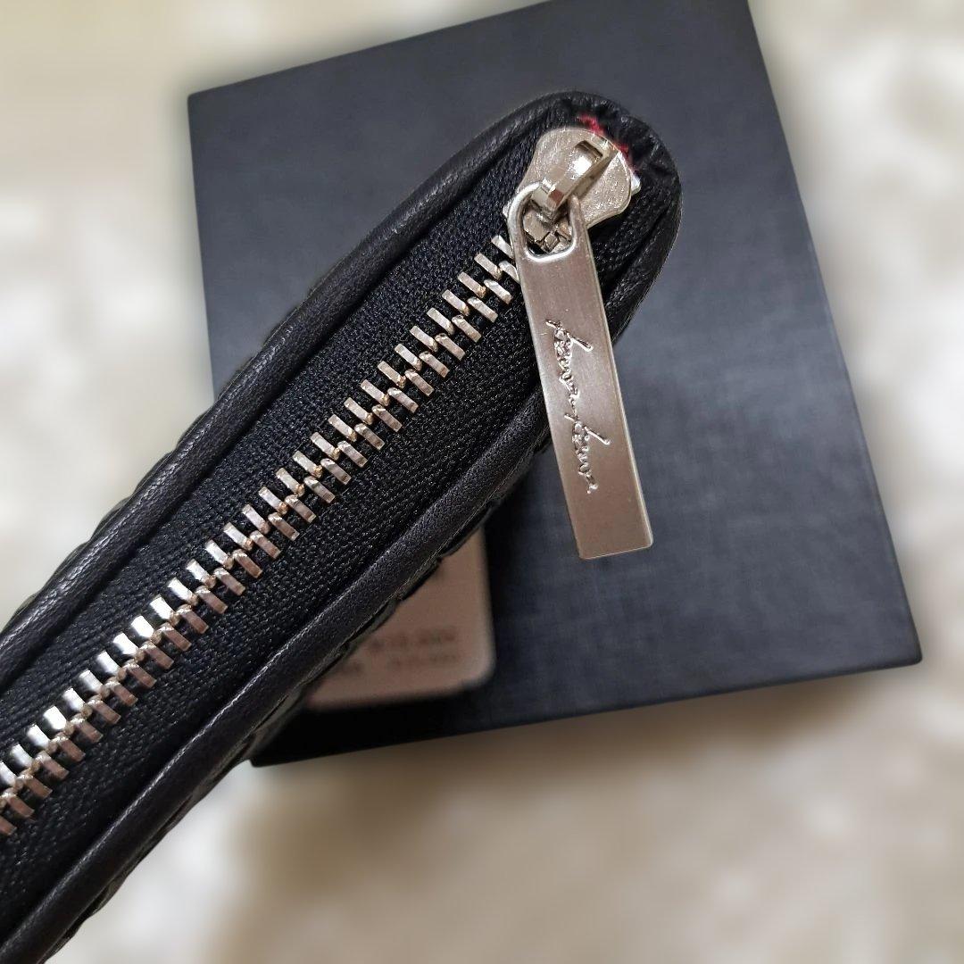 【kawa-kawa(カワカワ)】NO1421 meshL字mini折り財布