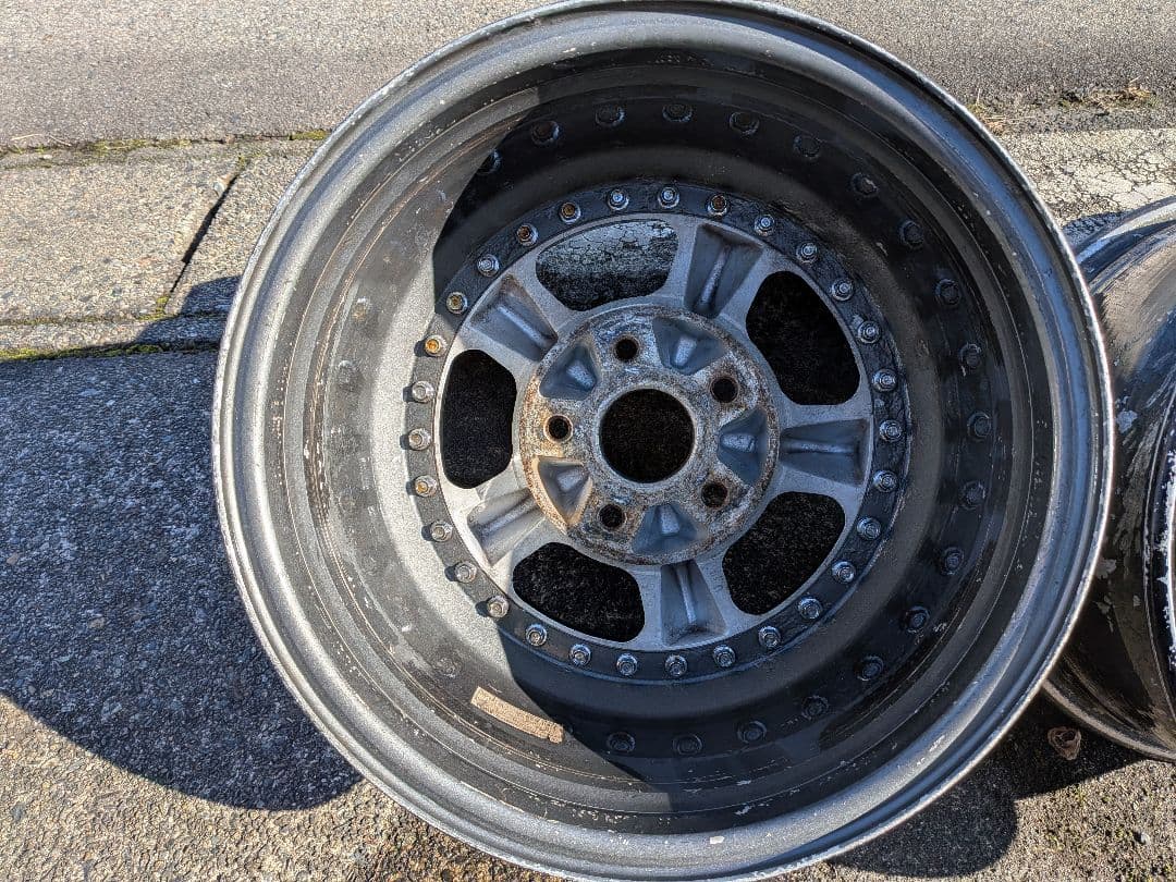 パナスポーツG7 2本 15インチ PCD114.3 ドリフト 希少サイズ