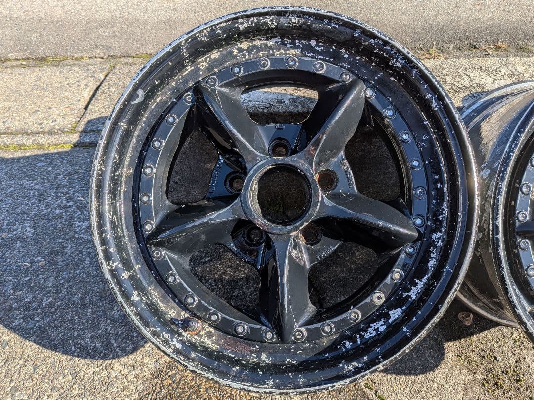 パナスポーツG7 2本 15インチ PCD114.3 ドリフト 希少サイズ