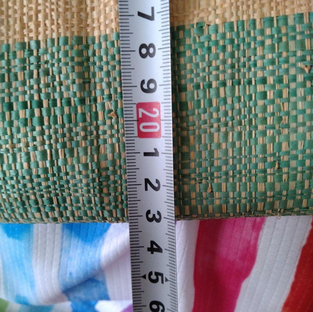 【専用品です】agnes b ラフィアトートバッグ ポーチ付カゴバッグ