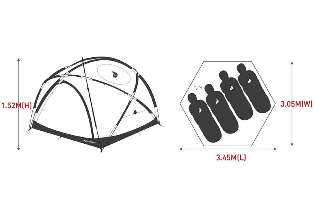 【美品】フルセット ground cover ACORN HOUSE 3.45