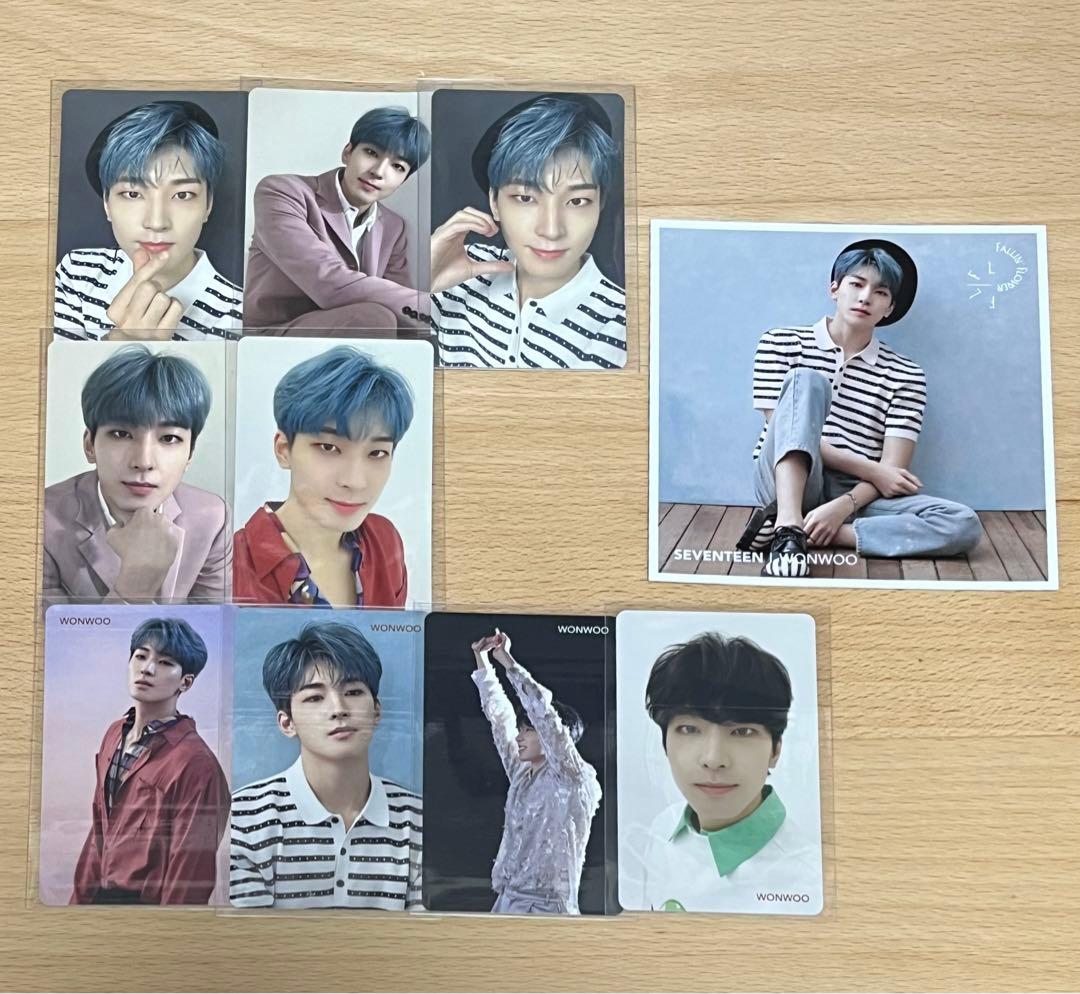 SEVENTEEN セブチ ウォヌ 舞い落ちる花びら コンプ トレカ 特典