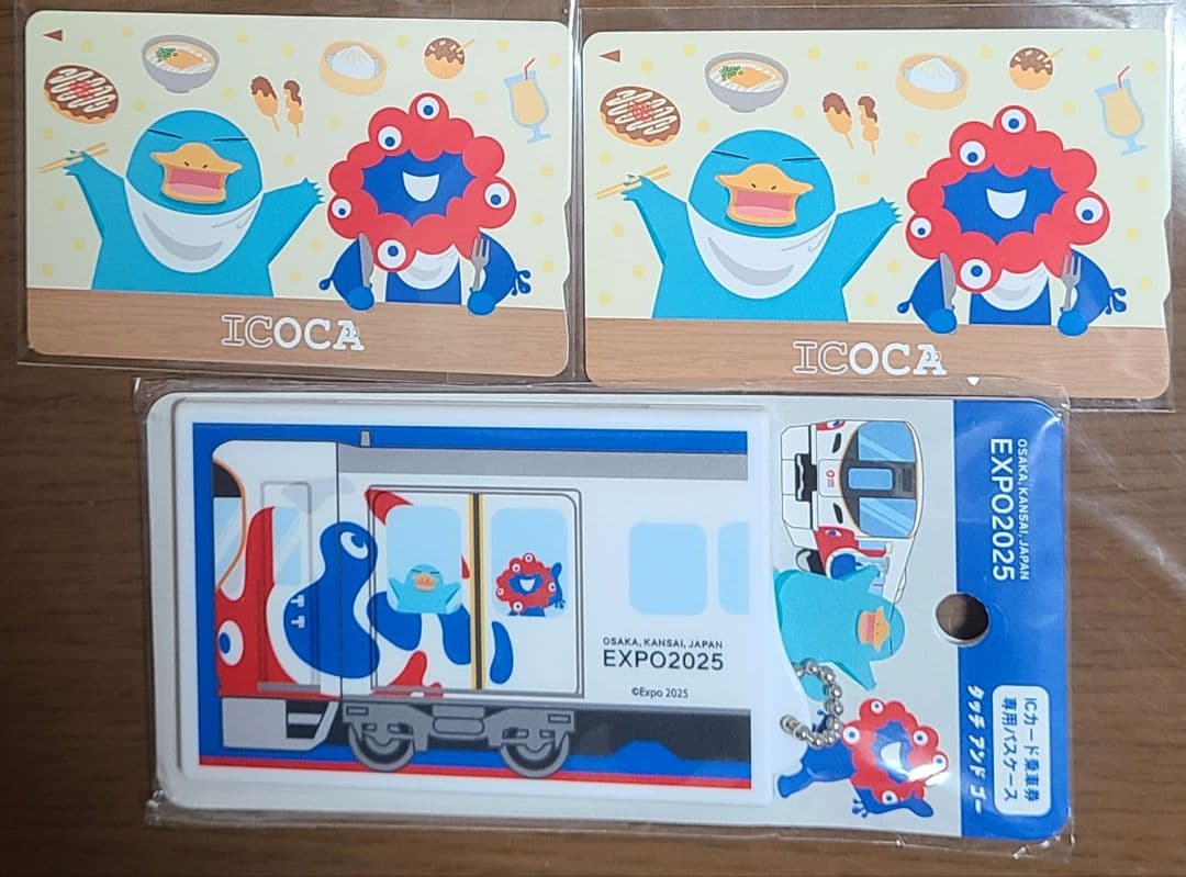大阪関西万博 EXPO2025 記念ICOCA パスケース 3点セット