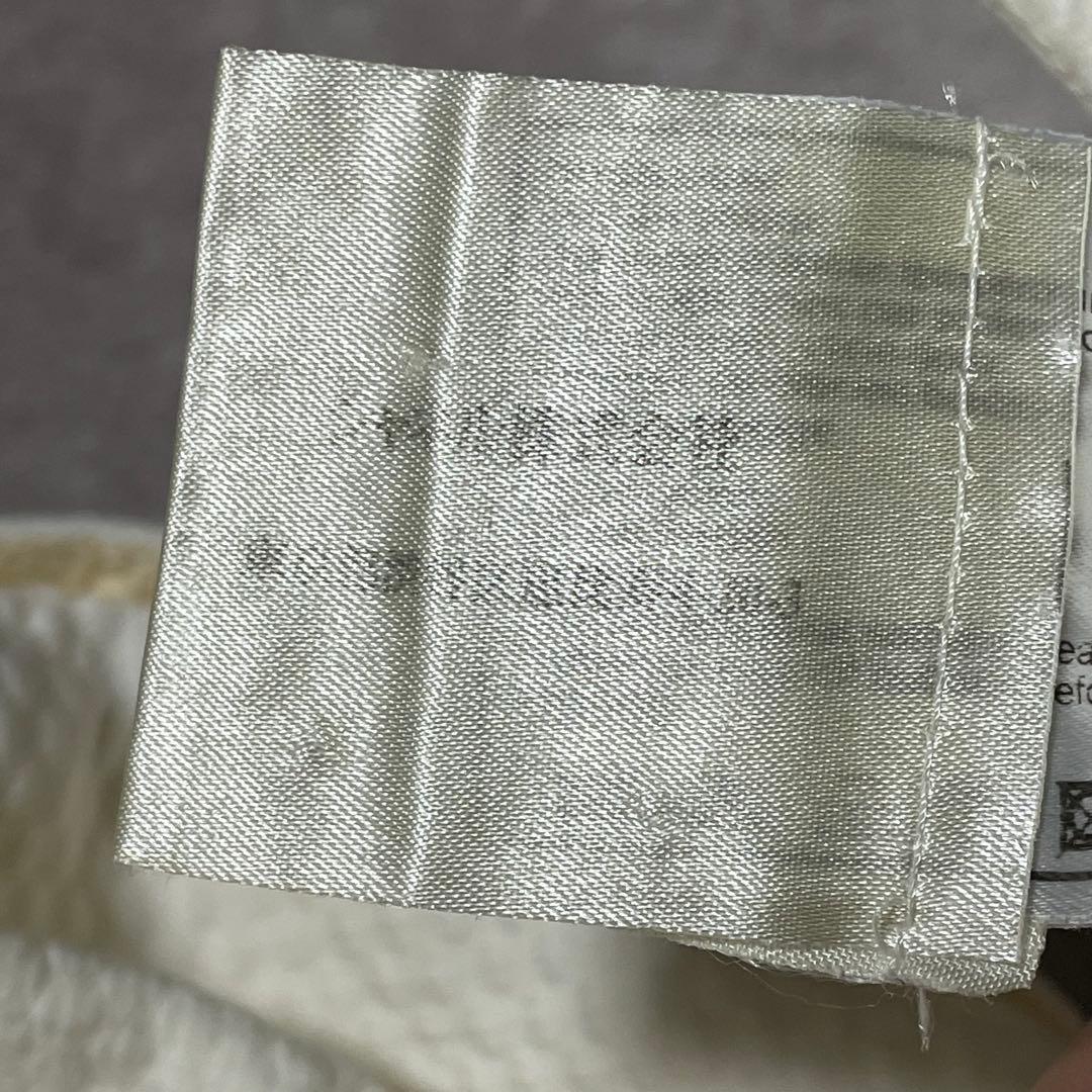 シャネル　CHANEL （38） ミニスカート　ココマークボタン　膝上丈　白