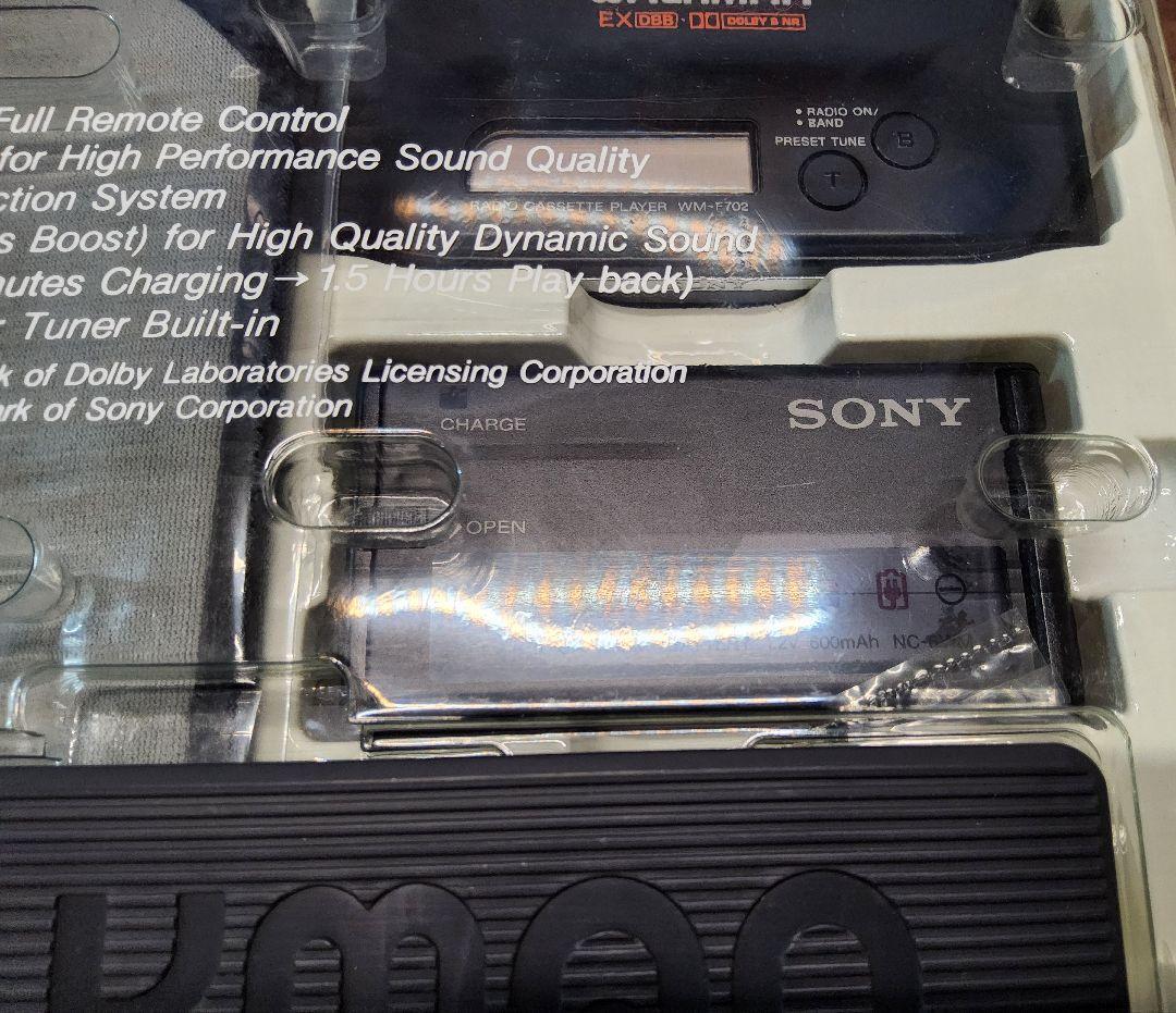 【未使用デットストック】SONY ウォークマン WM-F702 ブラック 整備品