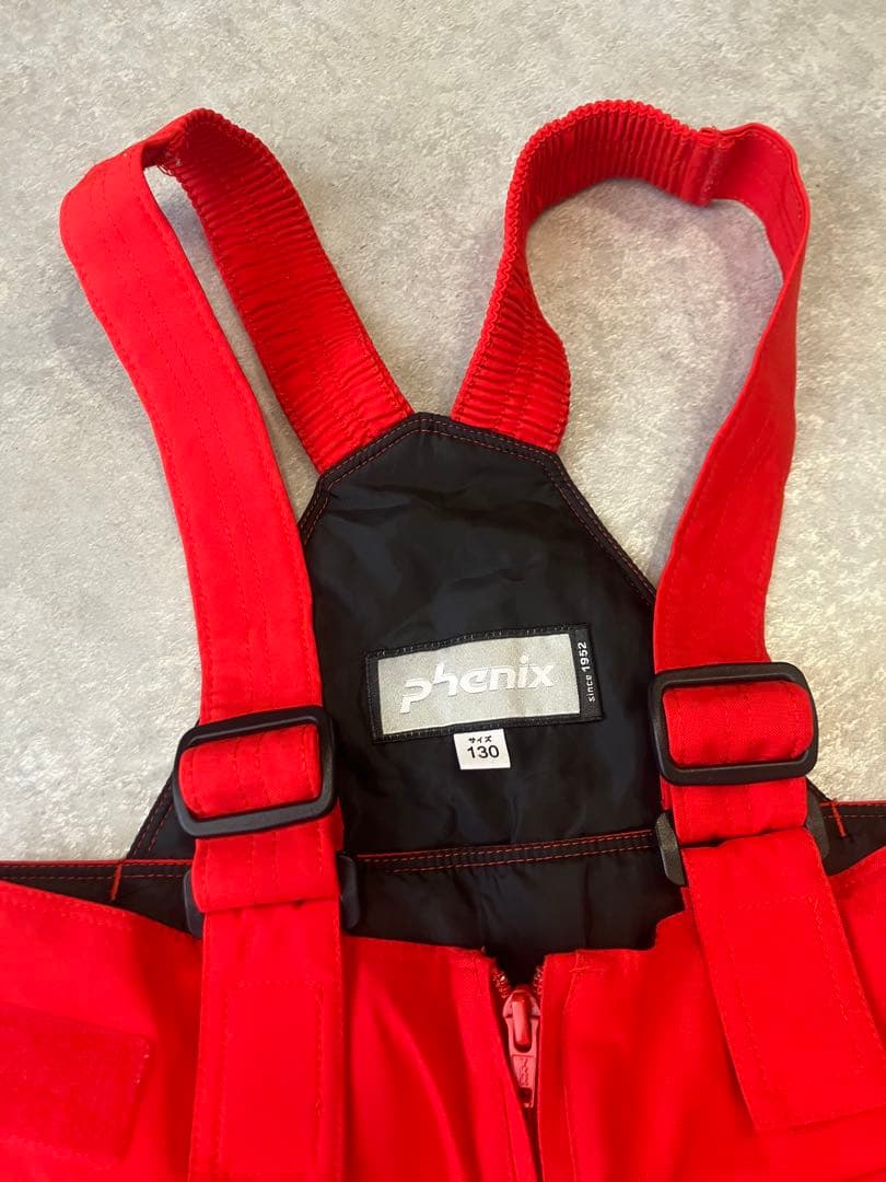 チ*イ様 phenix 子ども用スキーウェア 青/赤　130cm