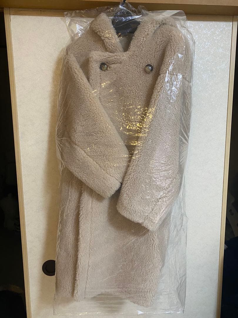 専用です！！！新品未使用 KARRY ロングボアコート ベージュ オーバーサイズ