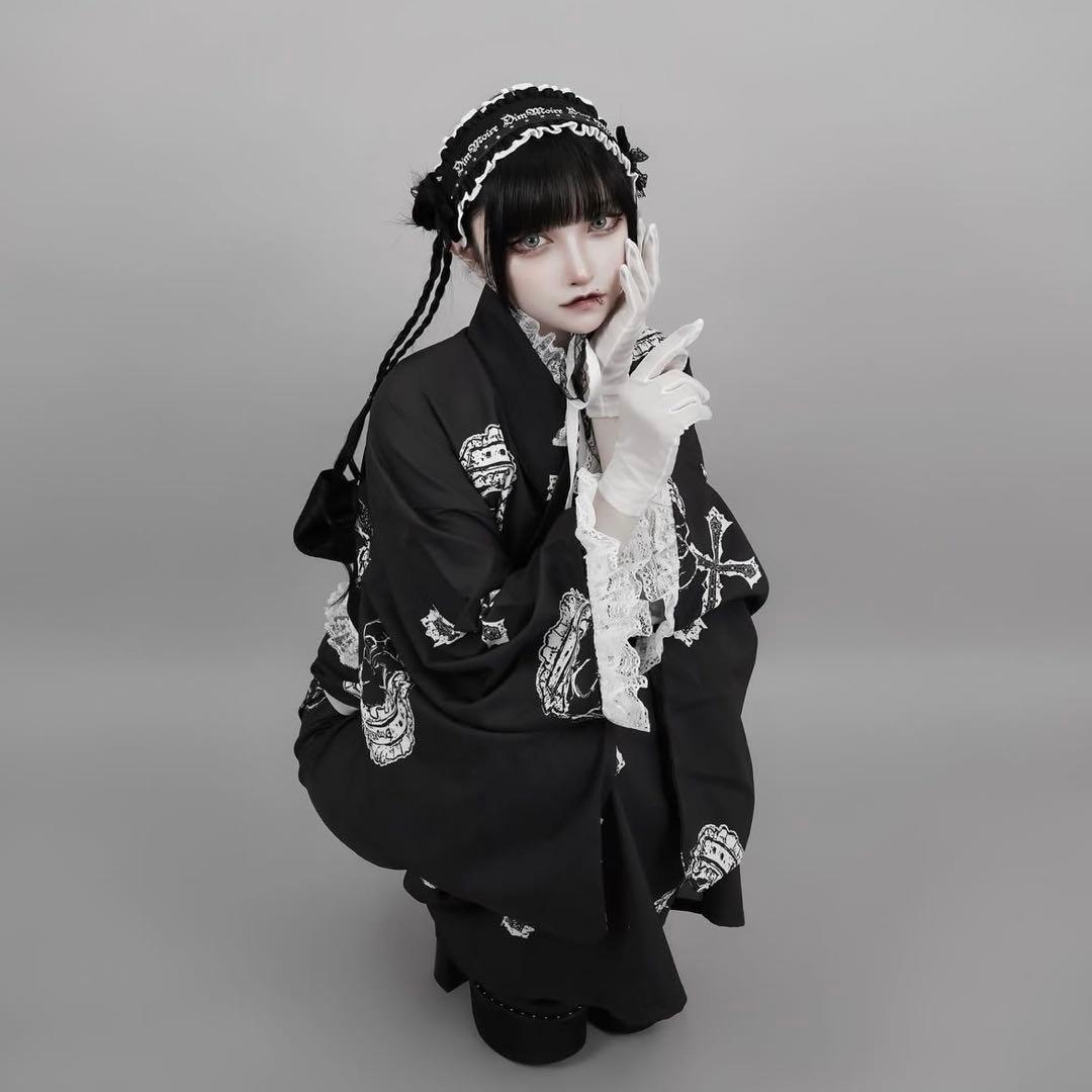 DimMoire ディムモアール フリルメスタッズヘッドドレス ヘッドドレス