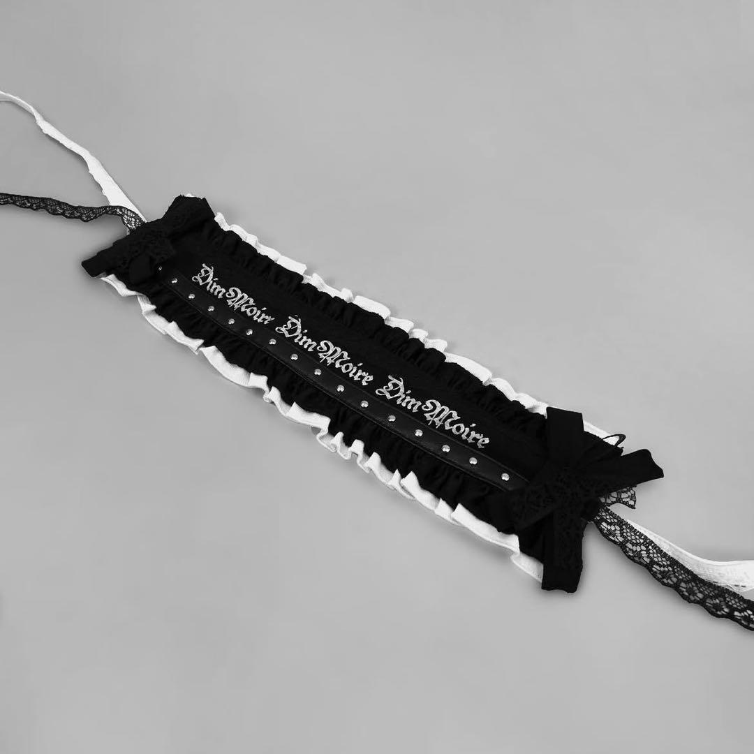 DimMoire ディムモアール フリルメスタッズヘッドドレス ヘッドドレス