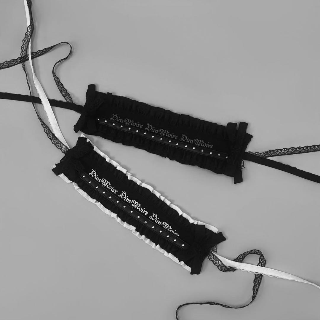 DimMoire ディムモアール フリルメスタッズヘッドドレス ヘッドドレス