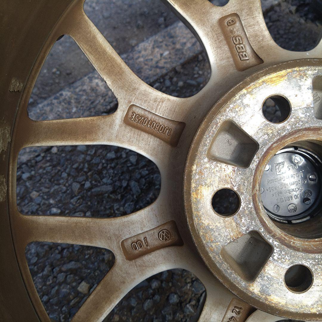 送料込 VW BBS 16インチ 4本ホイール＆タイヤセット PCD100 ポロ