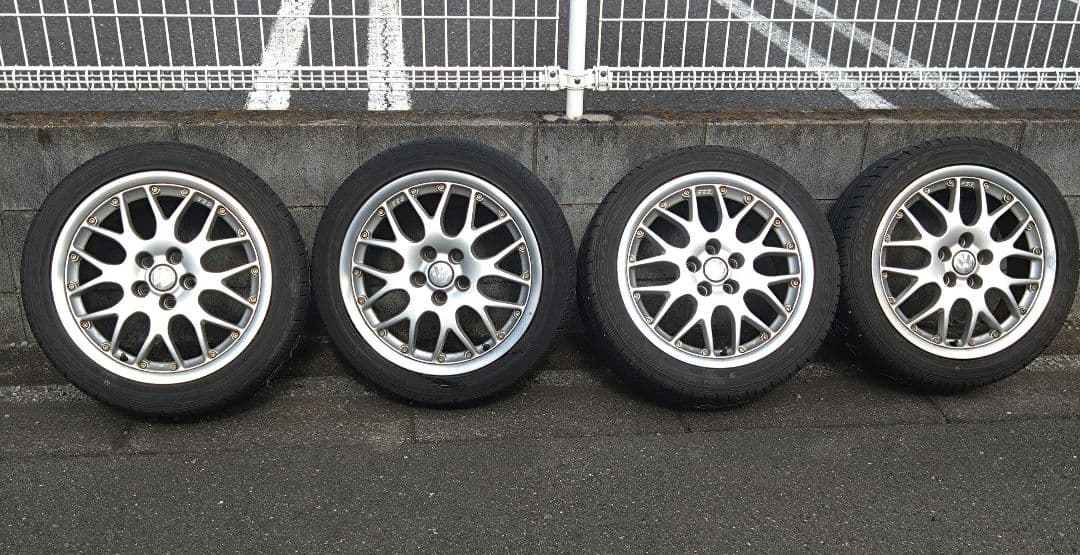送料込 VW BBS 16インチ 4本ホイール＆タイヤセット PCD100 ポロ