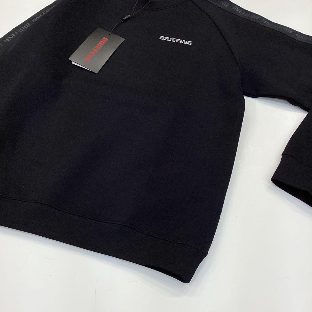 新品　BRIEFING WS WARM LOGO LINE CREWNECK