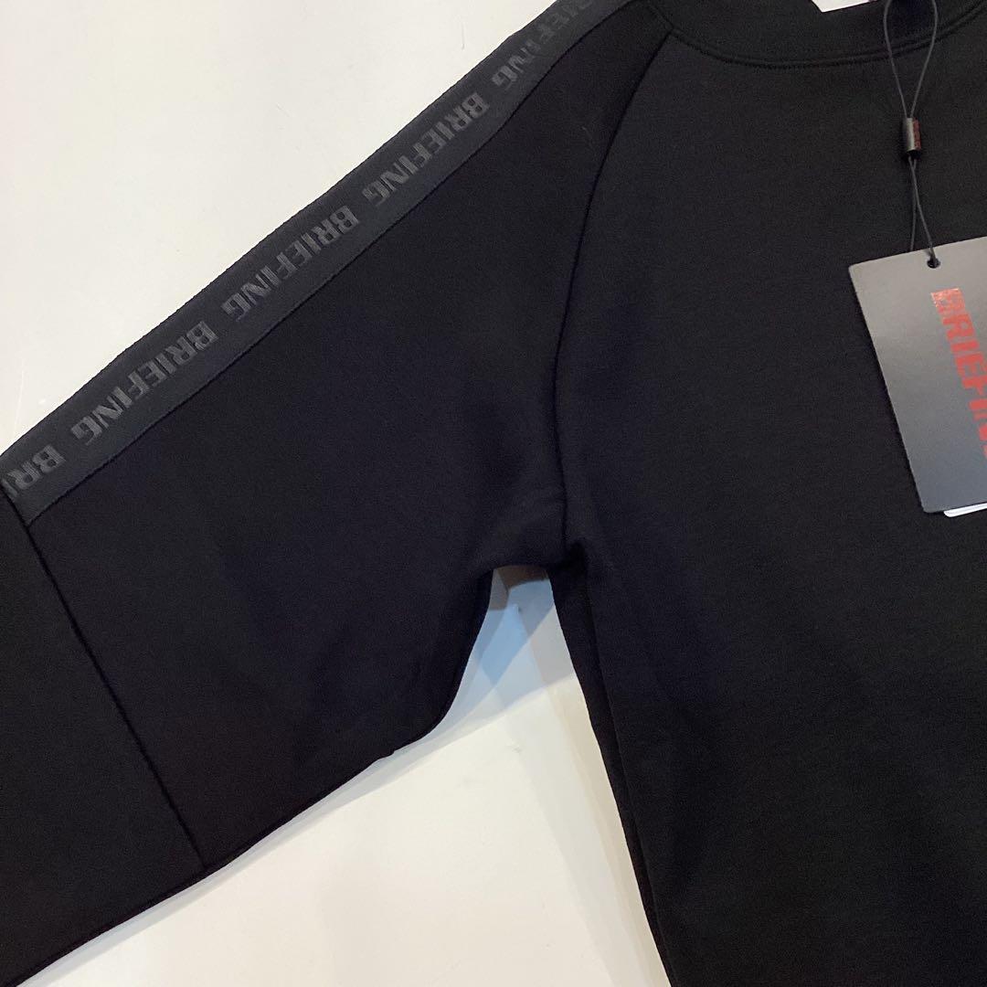新品　BRIEFING WS WARM LOGO LINE CREWNECK
