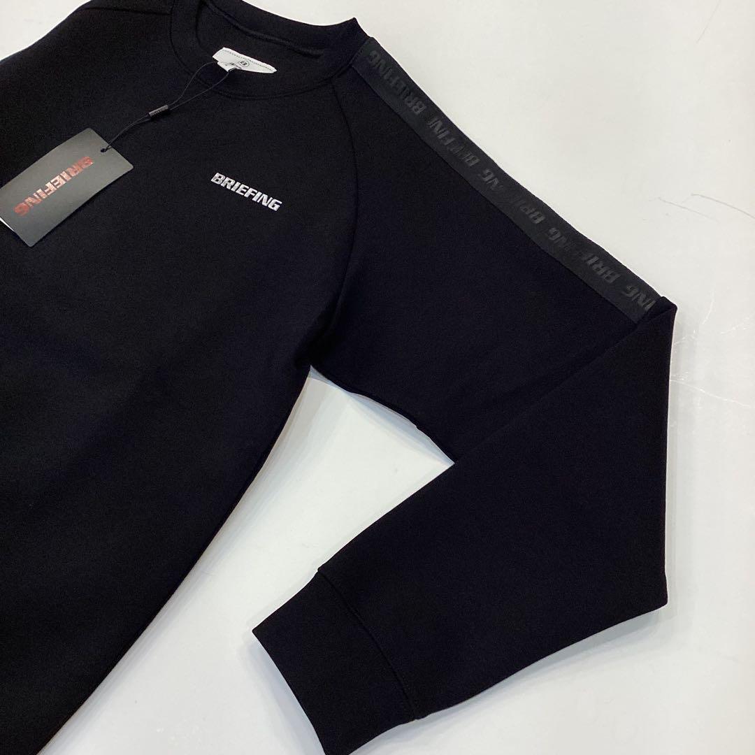 新品　BRIEFING WS WARM LOGO LINE CREWNECK