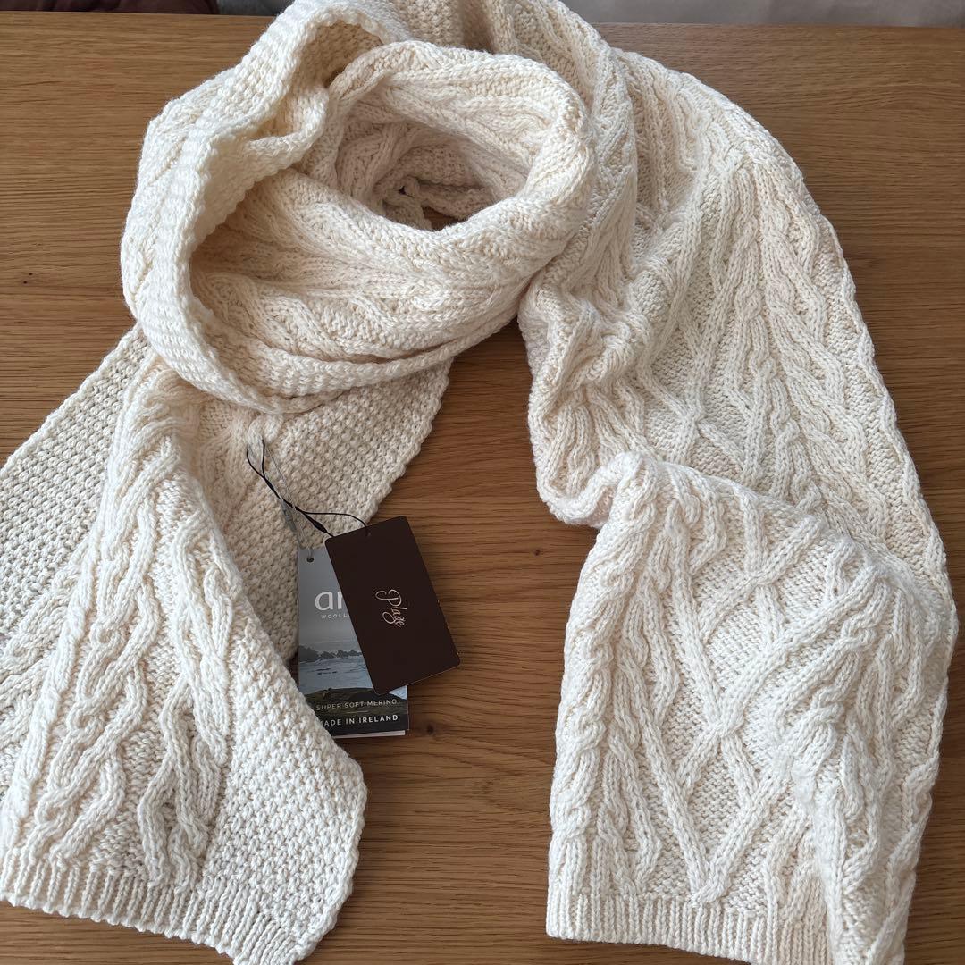 新品未使用タグ付き　Plage aran WOOLLEN MILLS