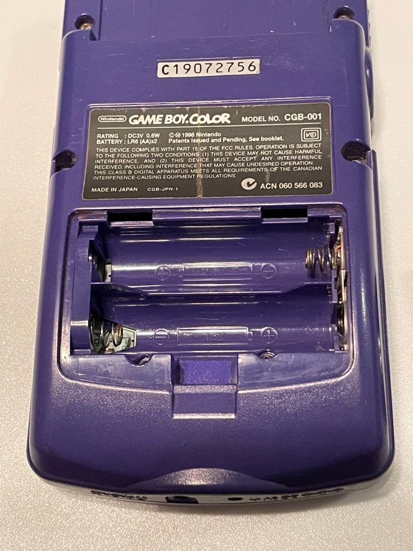 【動作確認済み】ゲームボーイカラー　パープル　ソフト12本セット