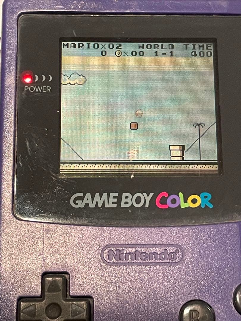 【動作確認済み】ゲームボーイカラー　パープル　ソフト12本セット