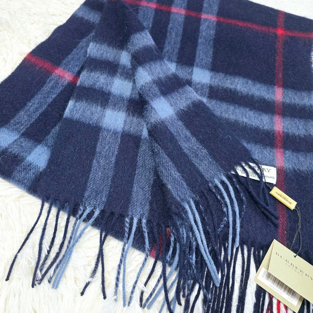 極美品✨カシミヤ100％ バーバリー メガチェック マフラー ユニセックス