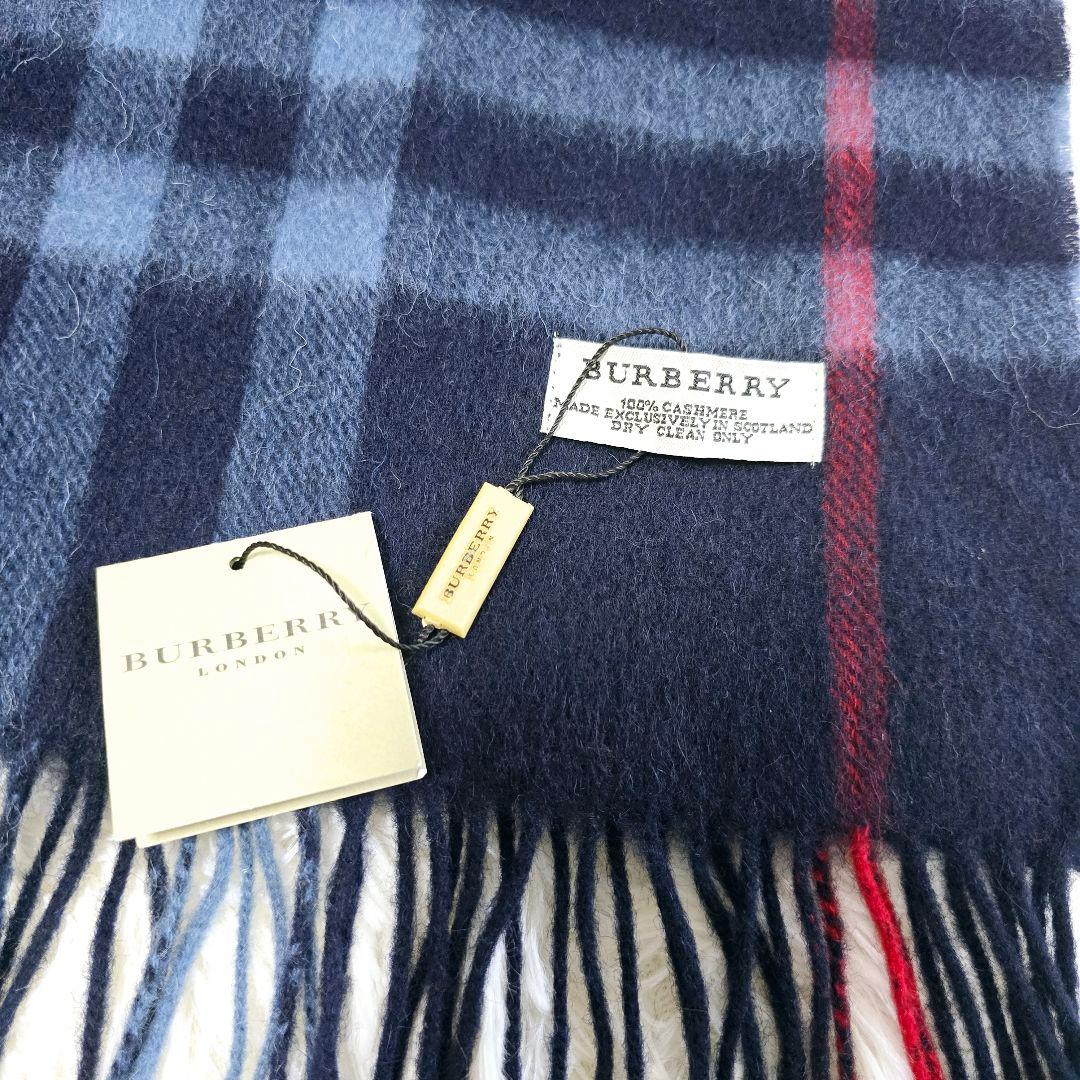 極美品✨カシミヤ100％ バーバリー メガチェック マフラー ユニセックス