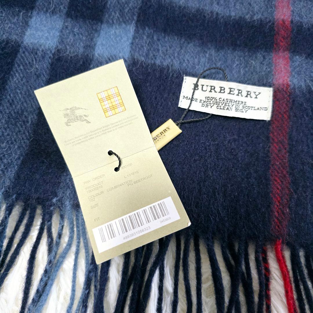 極美品✨カシミヤ100％ バーバリー メガチェック マフラー ユニセックス