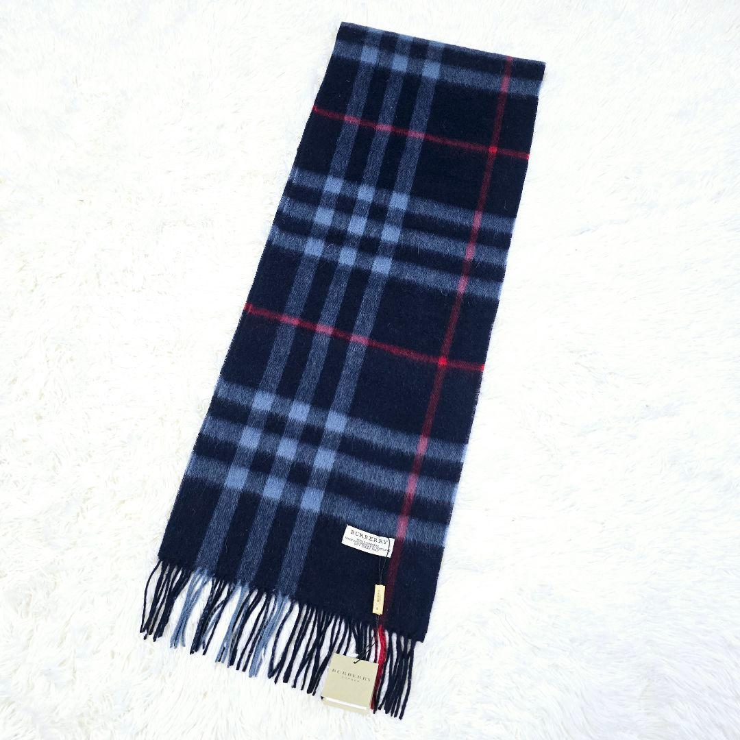 極美品✨カシミヤ100％ バーバリー メガチェック マフラー ユニセックス