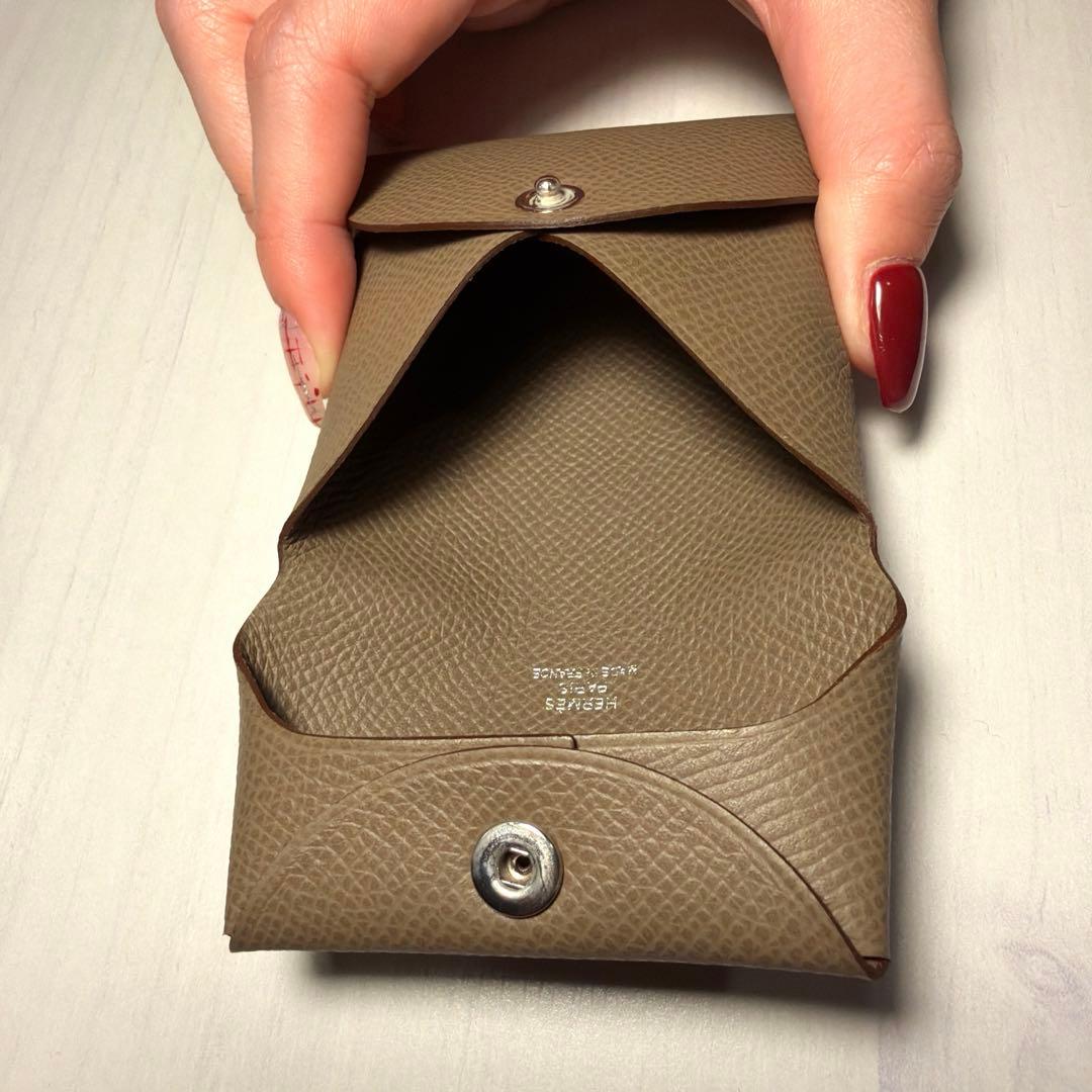 エルメス/HERMES バスティア　ケース　エトゥープ【新品/未使用】