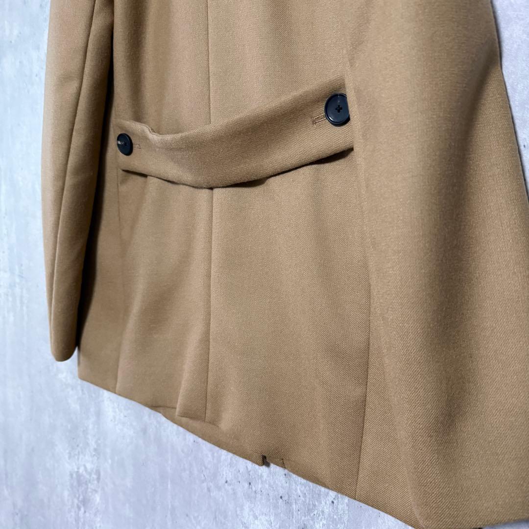 美品✨PS ポールスミス ダブルブレスト ウールPコート キャメル 42 ドット
