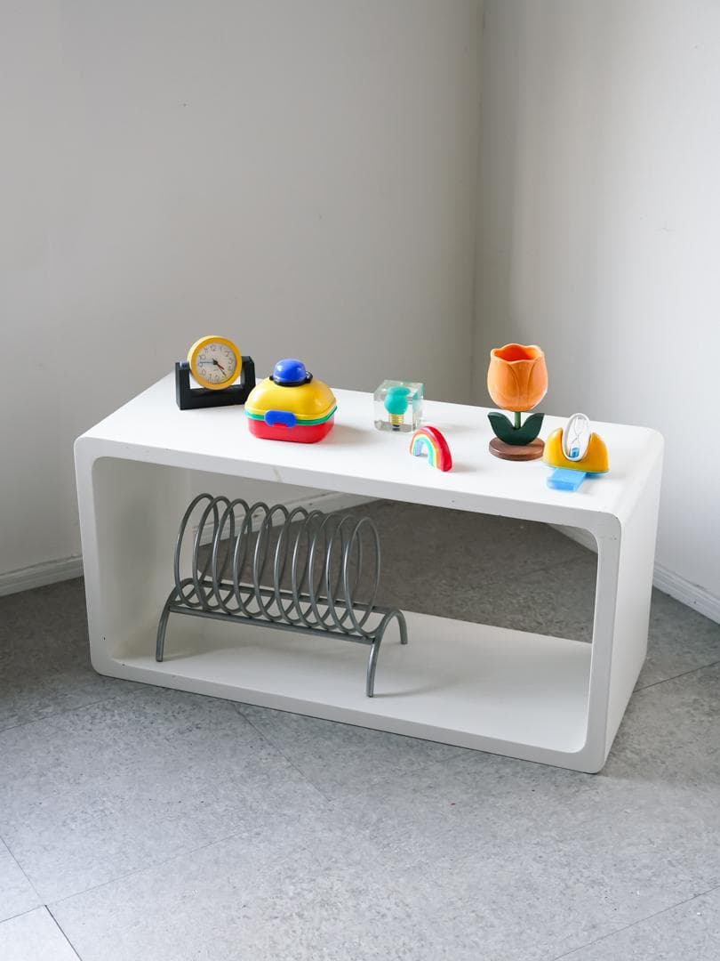 ヴィンテージ シェルフ/テーブル ボード 什器 スペースエイジ モダン