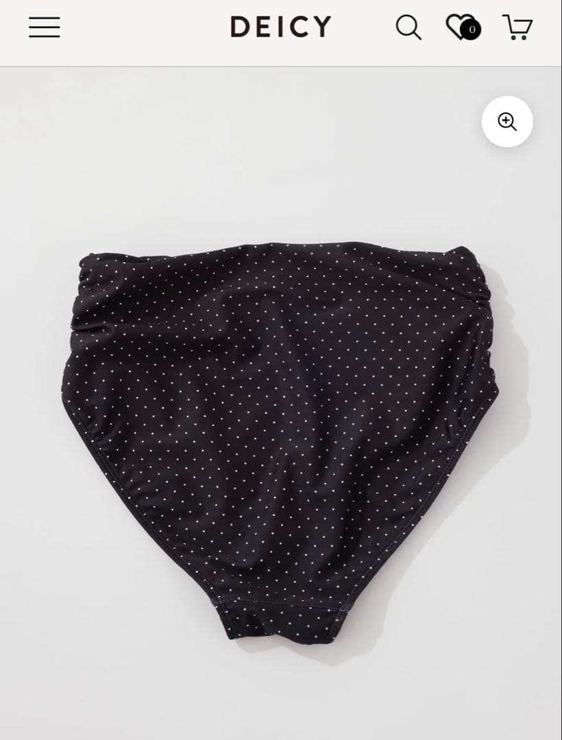 【新品未使用】DEICYドットワンピスイムウェア