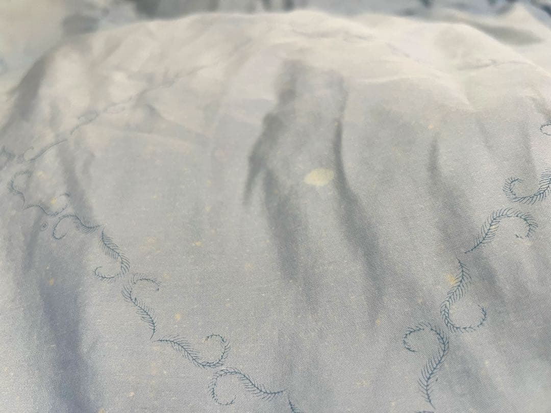 羽毛布団の老舗 IWATA製 ダブル 側生地 綿100 日本製