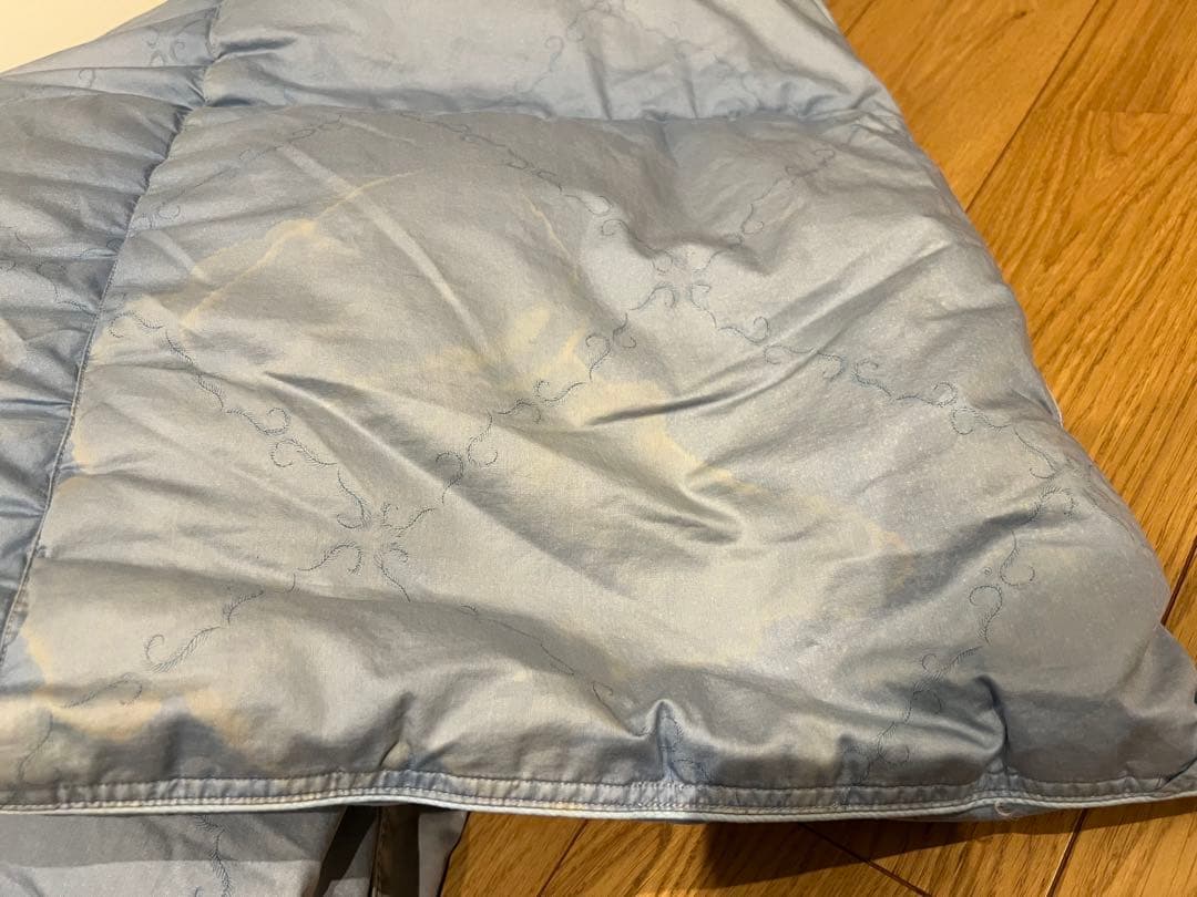羽毛布団の老舗 IWATA製 ダブル 側生地 綿100 日本製