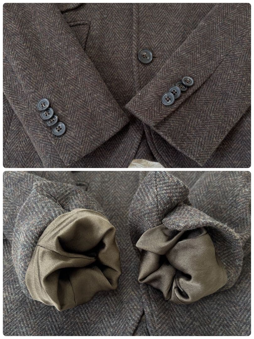 未使用級　POLO RALPH LAUREN ヘリンボーン　テーラードジャケット