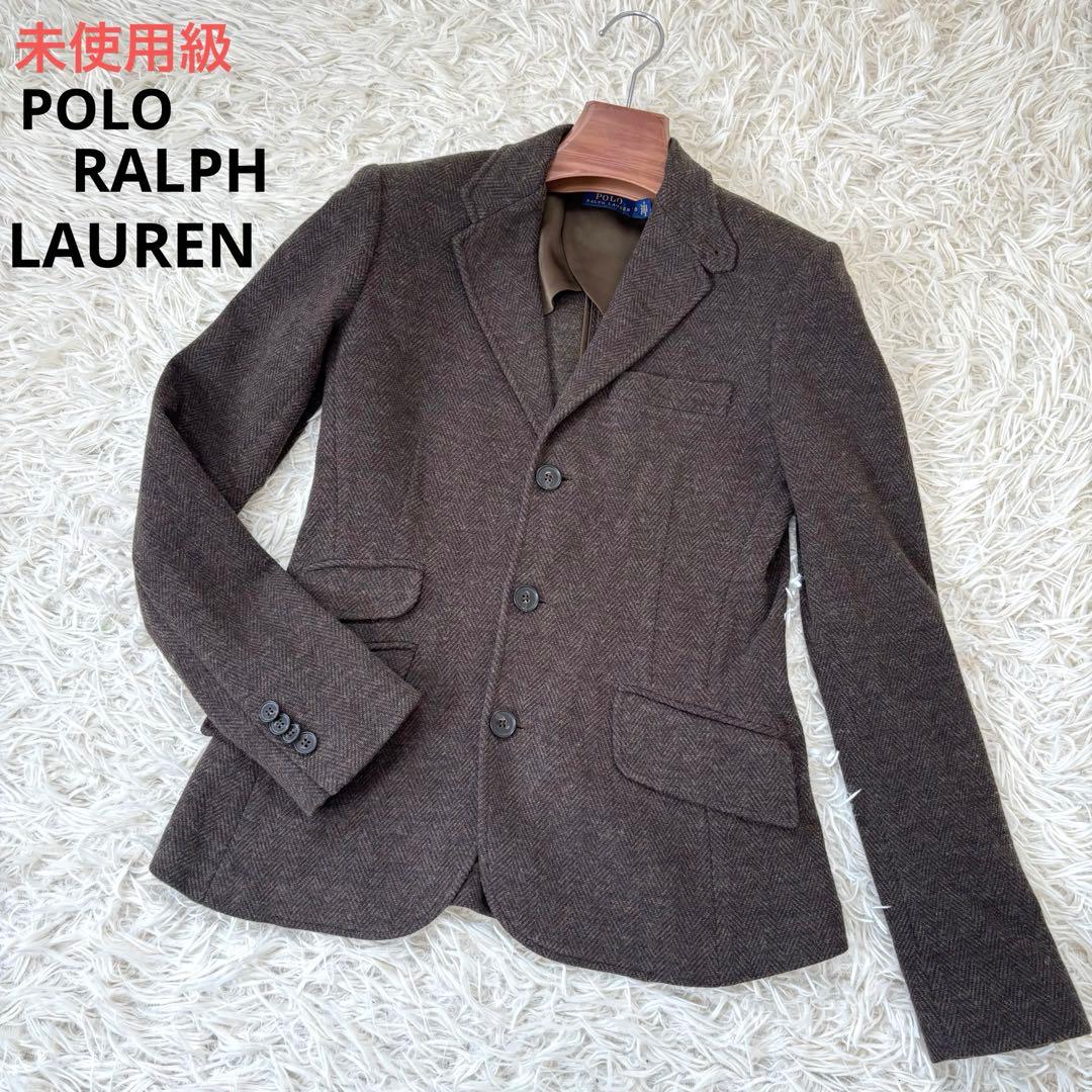 未使用級　POLO RALPH LAUREN ヘリンボーン　テーラードジャケット