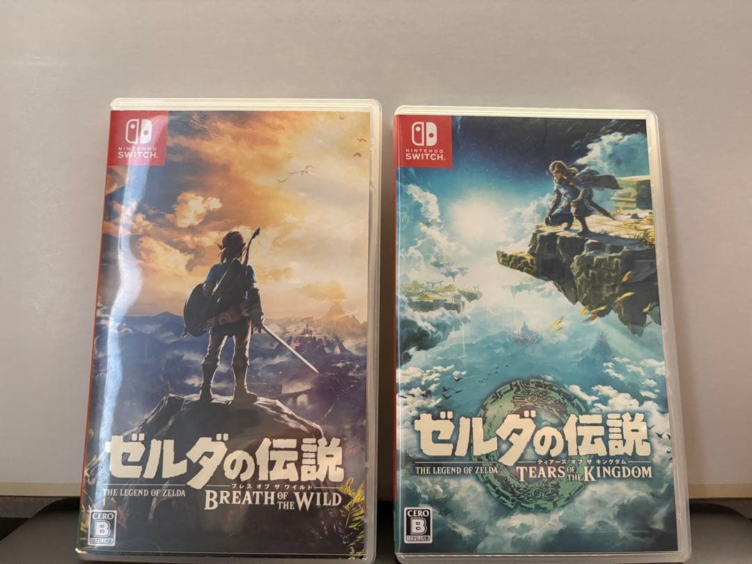 ゼルダ　Switchソフト　ブレスオブザワイルド　ティアーズオブザキングダム