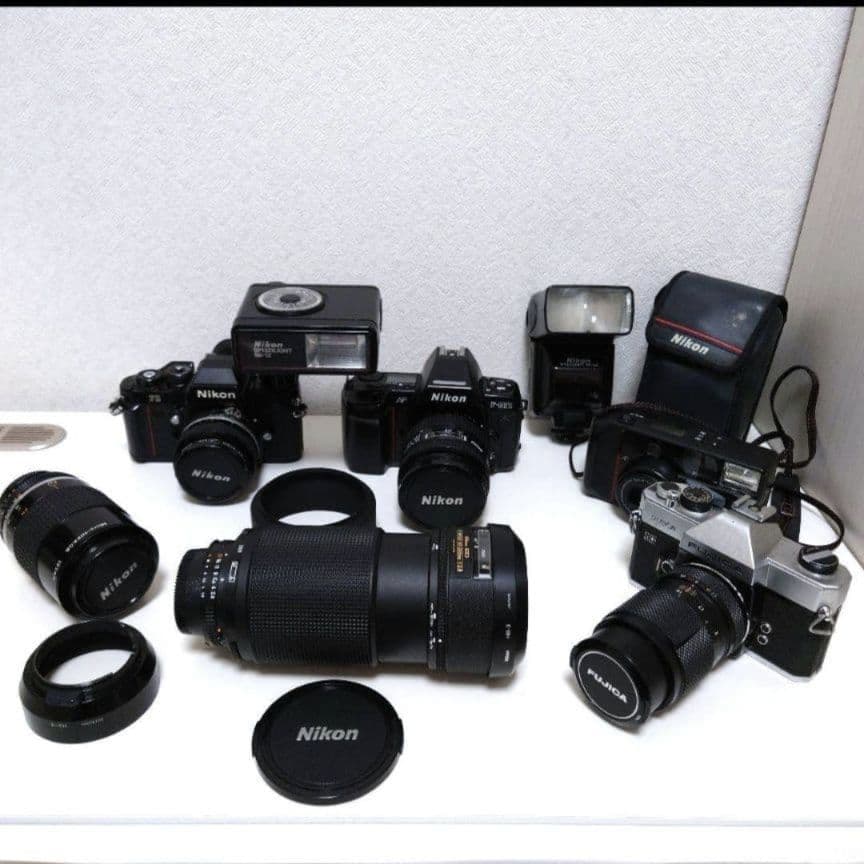 ®*︎様 昭和レトロ　一眼レフカメラ&レンズ&ストロボまとめ売り