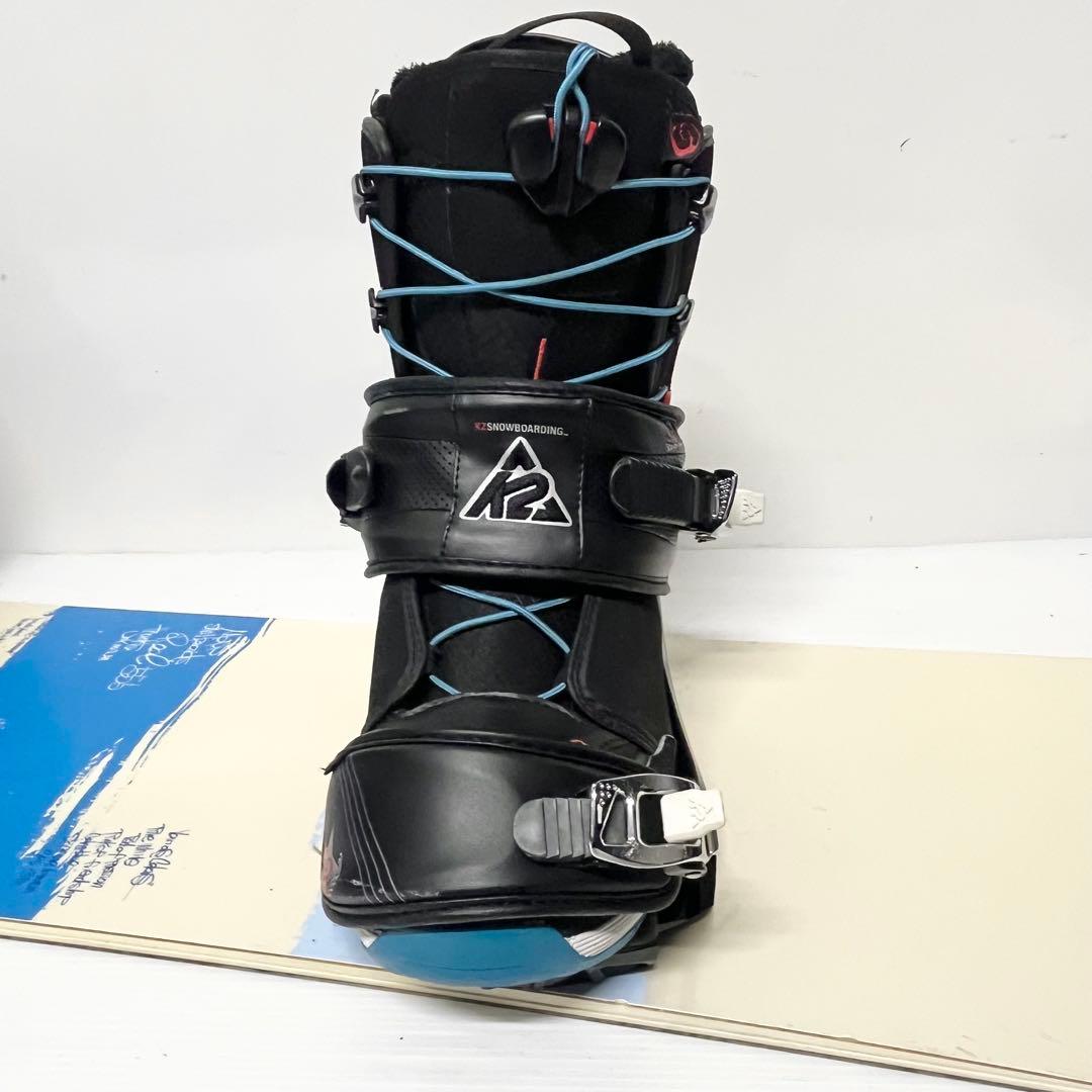 SALOMON MOSS REAL555 スノボセット　スノーボード モス　K2