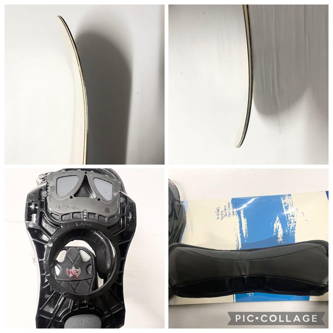 SALOMON MOSS REAL555 スノボセット　スノーボード モス　K2