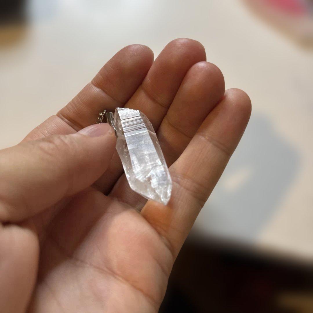 レムリアン水晶のネックレス！レムリアの記憶！すっごいパワー！特別な石！