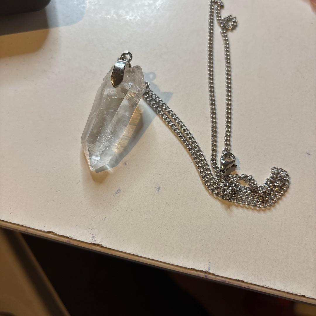 レムリアン水晶のネックレス！レムリアの記憶！すっごいパワー！特別な石！