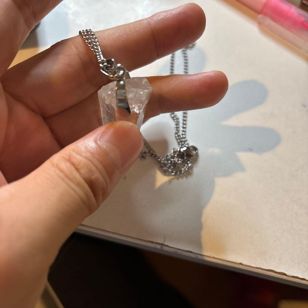 レムリアン水晶のネックレス！レムリアの記憶！すっごいパワー！特別な石！