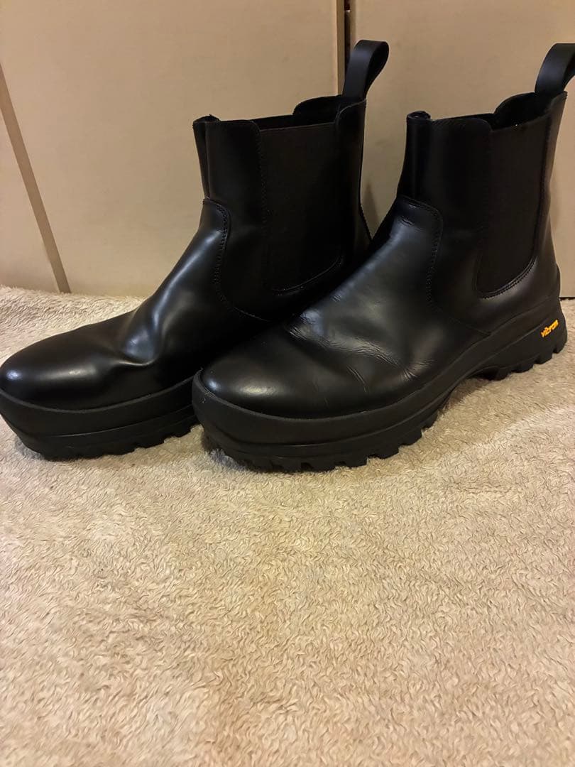 美品ZARA vibramソール サイドゴアブーツ ブラック 黒 29 厚底