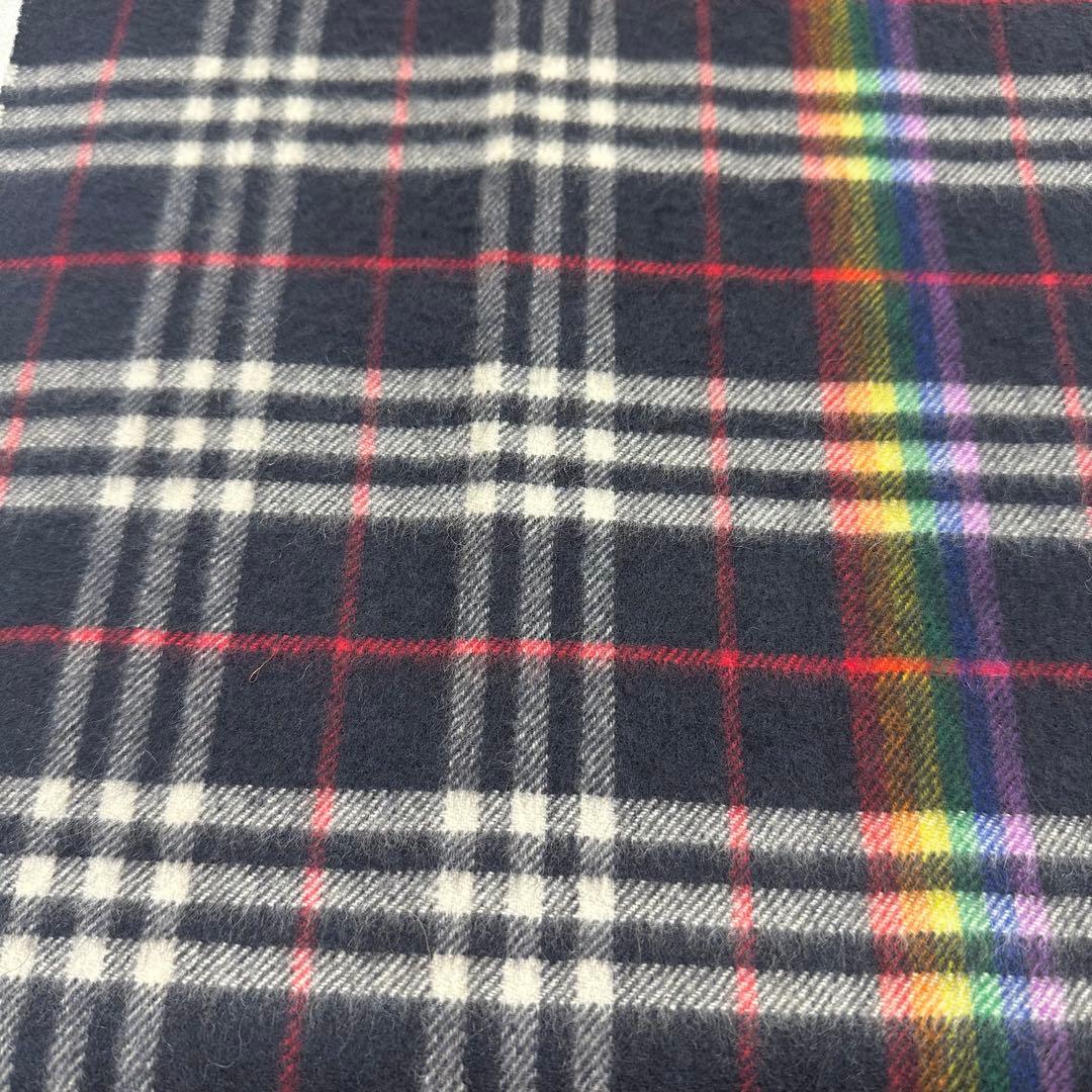 B*s様 BURBERRY バーバリー　カシミヤチェックマフラー