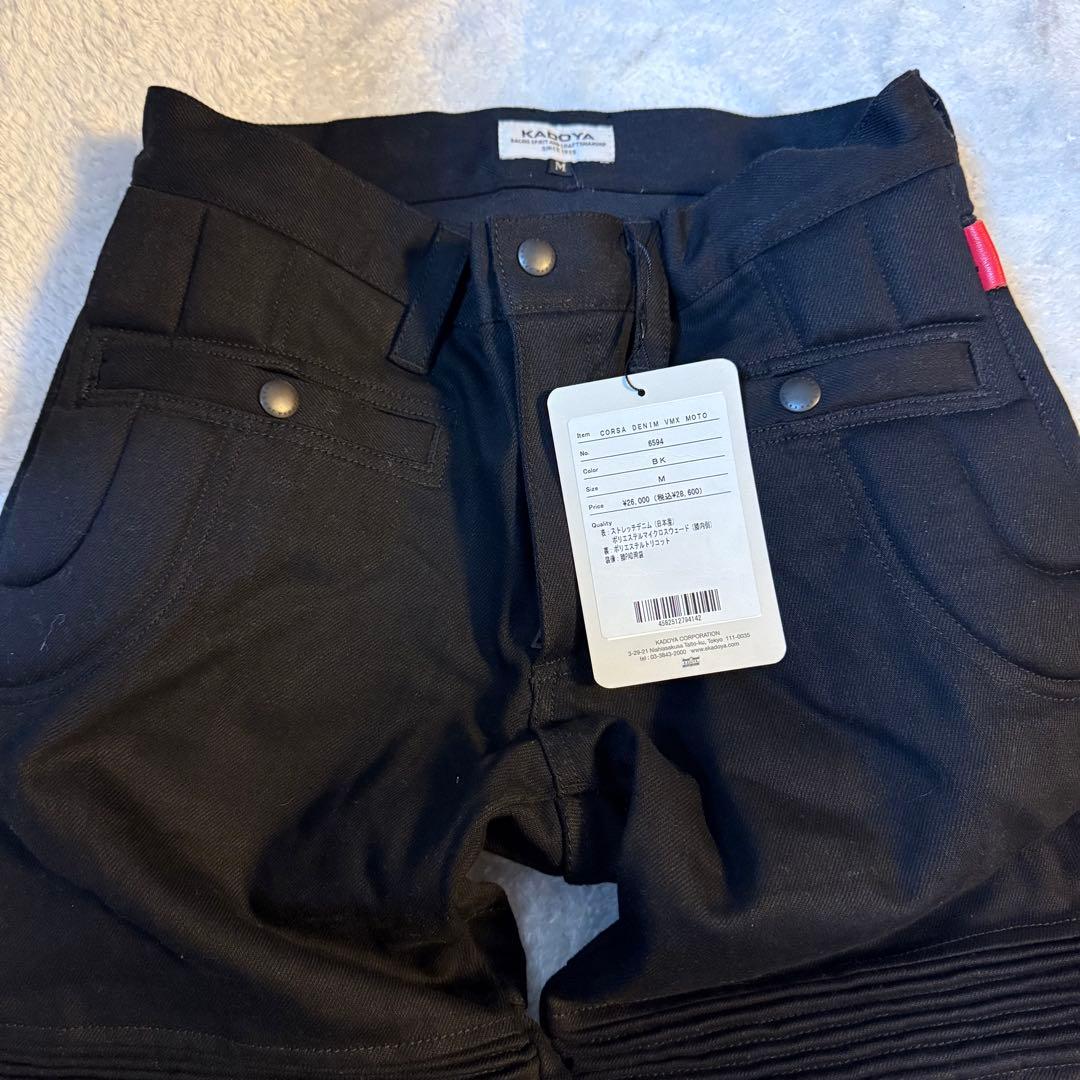 KADOYA カドヤ　CORSA DENIM VMX MOTO ブラックM 新品