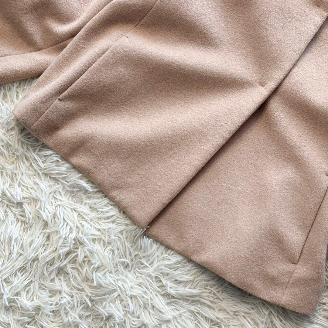 ✨極美品✨ アナイ アンゴラビーバーショートコート スタンドカラー ウール混